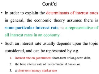 Chapter Three Interest rates in the Financial System.ppt