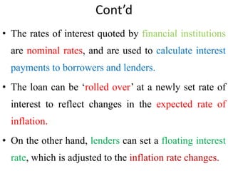 Common Rates Chapter Three Interest rates in the Financial System.ppt