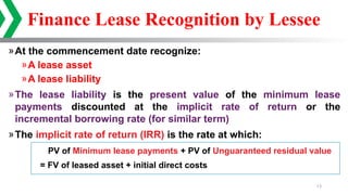 Implicit Liabilities Chapter Three IPSAS Slide 2 Leases as an important International public ...