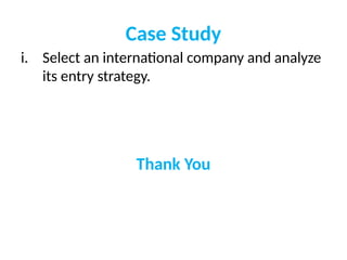 Comprehensive Guide to International Market Entry Strategies and ...