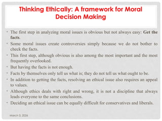 Comprehensive Guide to Ethical Decision Making and Moral Judgments | PPTX