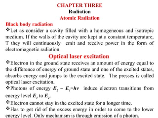 Comprehensive Overview of Radiation and Laser Physics Principles | PPTX