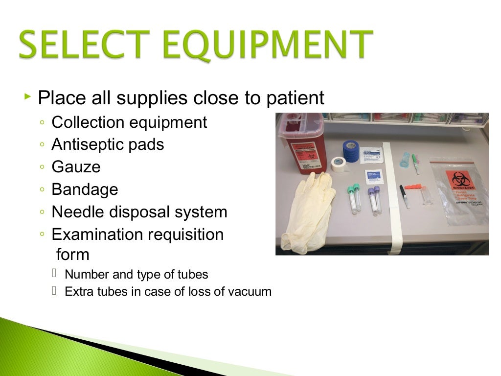 Blood Collection Routine Venipuncture