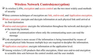 Comprehensive Security and Technology Overview of Wireless LANs | PPTX