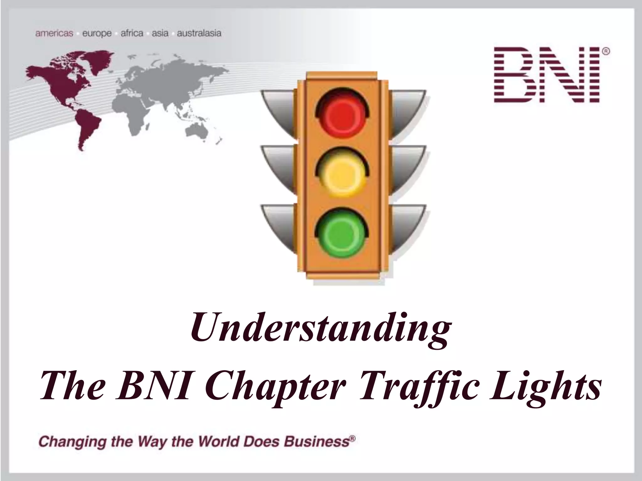 BNI Chapter Traffic Lights PPT