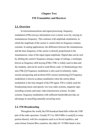 Chapter Two Of Fm Signal Doc