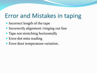 Taping Error Formulas chapter two.pdf Survey chapter two for engineerings | PDF