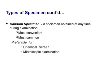 Random Specimen Names Comprehensive Guide to Urinalysis: Collection, Preservation, and ...