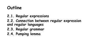 Chapter Two - Regular Expression and Regular languages.pptx