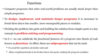 Chapter Two 2 functions including by value and by reference.pptx