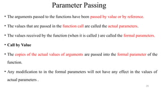 Chapter Two 2 functions including by value and by reference.pptx