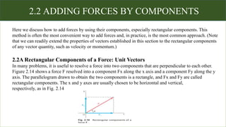 Adding Component Forces Chapter two CIE223. Structure and Engineering Mechanics pptx | PPTX
