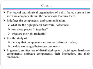 Comprehensive Overview of Distributed System Architectures and Styles | PDF