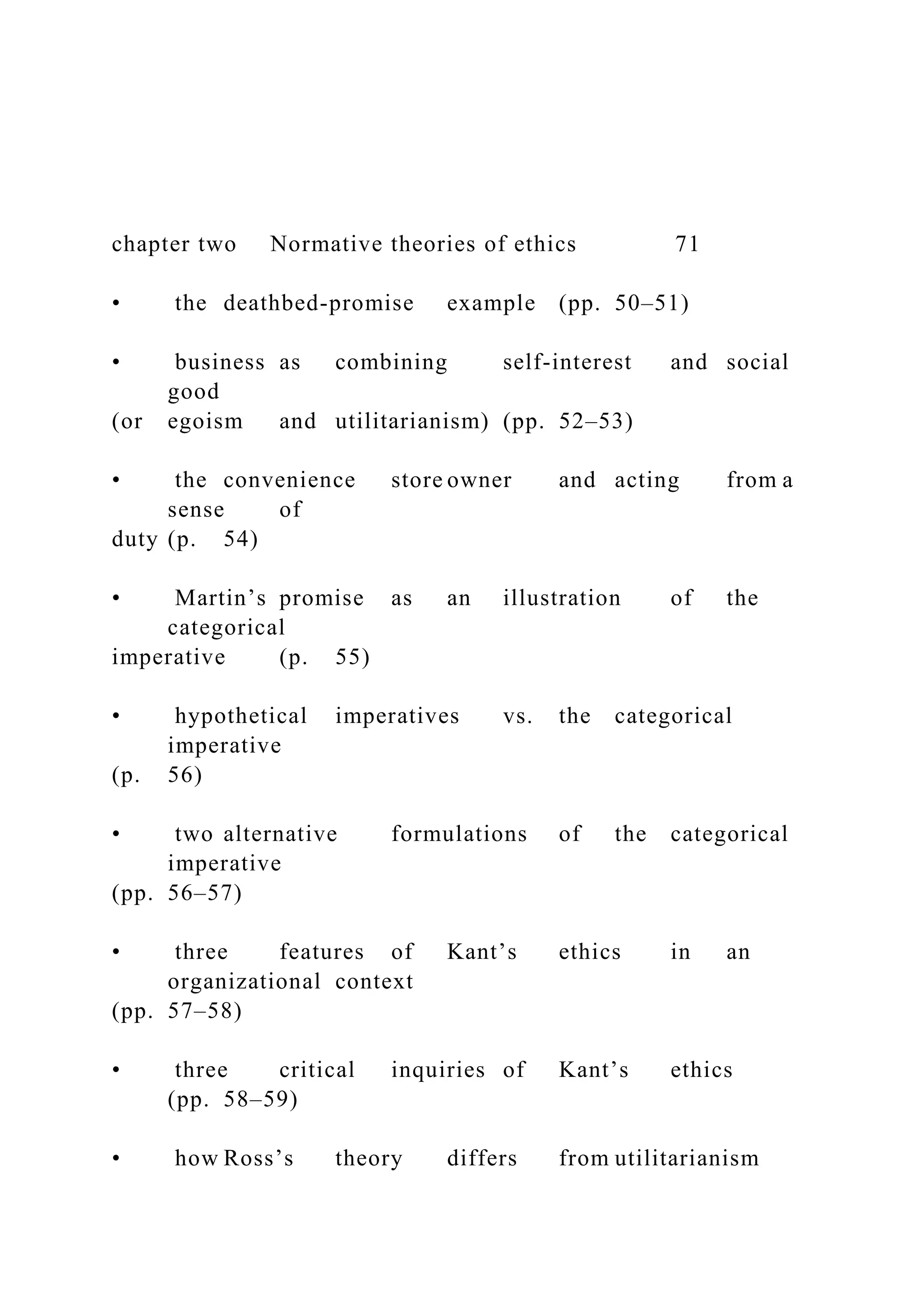 chapter two Normative theories of ethics 71• thede.docx