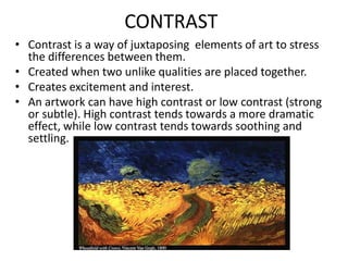 Contrastingly Chapter twoprinciplesofdesign | PPTX