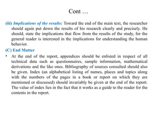 research methods CHAPTER VI data processing, analysis and ...