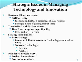 Chapter vii(b) managing technology and innovation | PPT