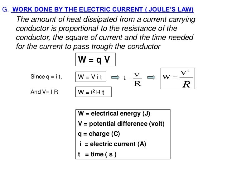 workdone on electric circuit