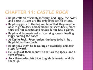Chapter wise lord of the flies | PPT