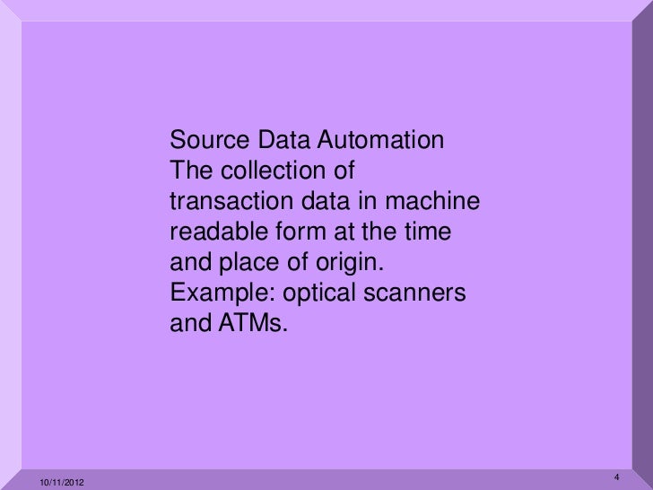 source data automation