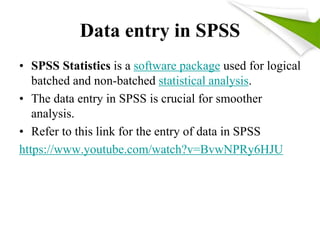 Statistical analysis in SPSS_  Slide 2
