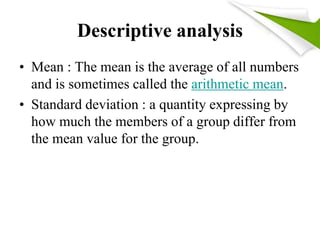 Statistical analysis in SPSS_  Slide 3