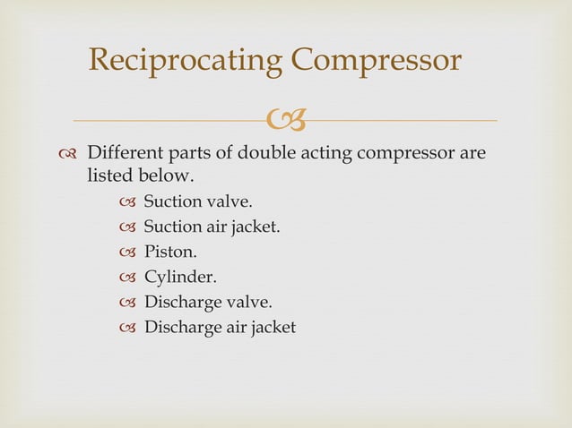 Basics of Compressor | PDF | Home Appliances | Home & Garden