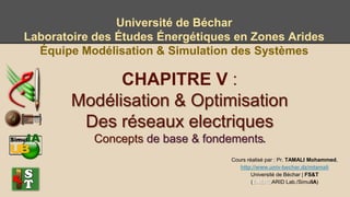 Université de Béchar
Laboratoire des Études Énergétiques en Zones Arides
Équipe Modélisation & Simulation des Systèmes
CHA...