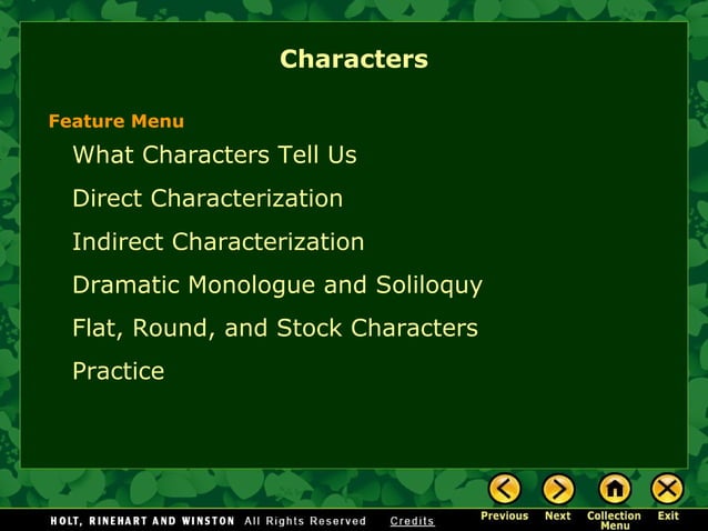 Character | PPT