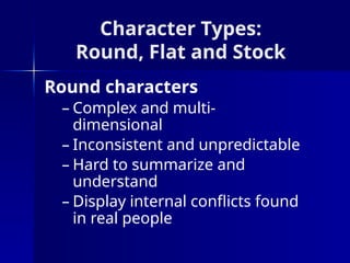 Round Characterization Character-and-Characterization powerpoint | PPTX