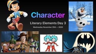 Characters Innovel Characters in novel and movies its types | PDF