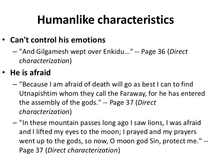 gilgamesh character traits