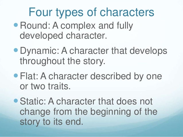 what is a static and flat character