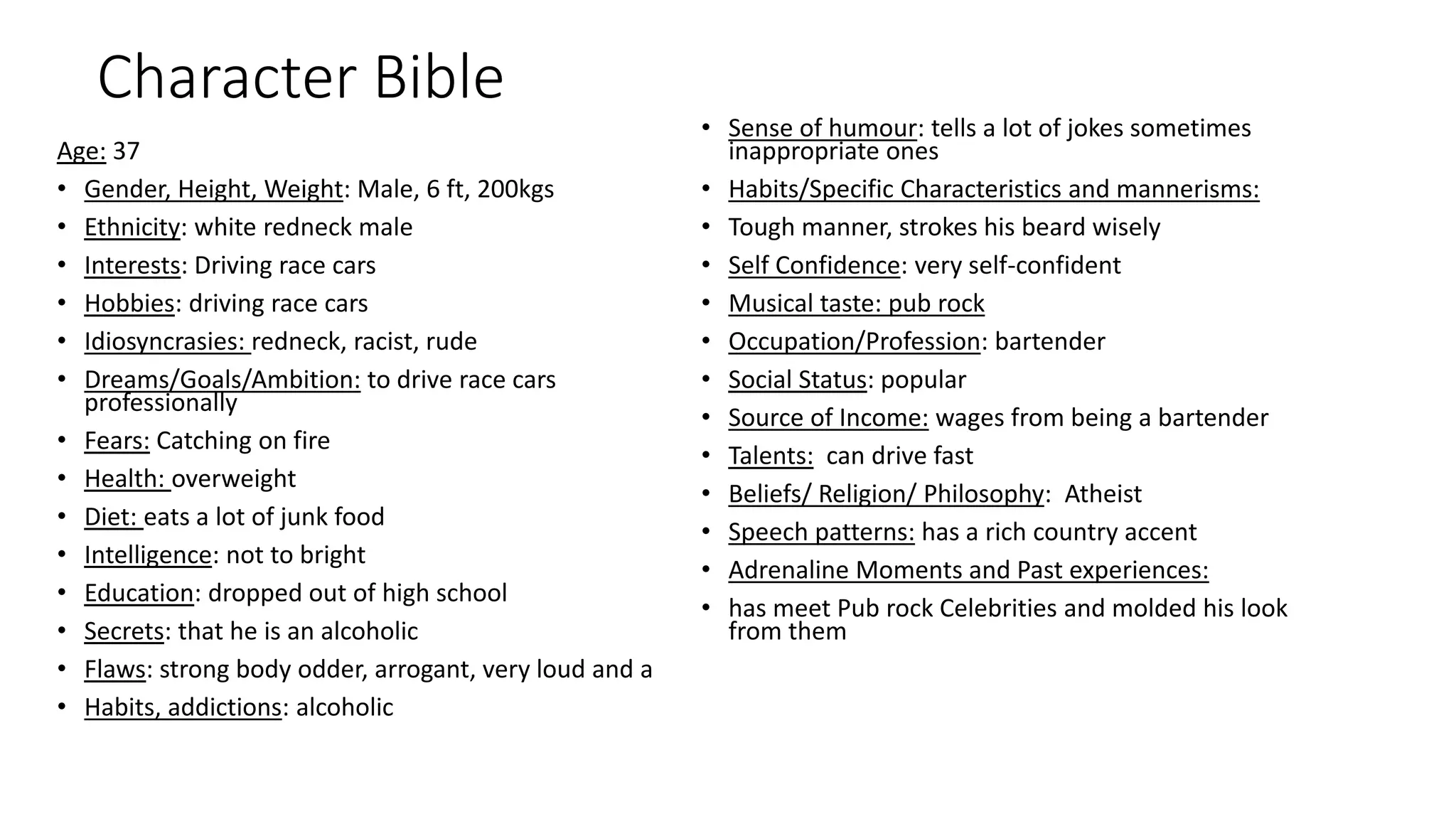 Character Animation bible | PPT | Free Download