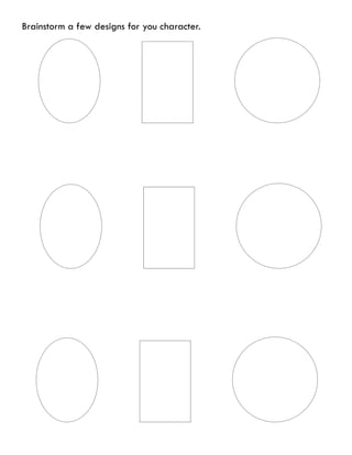 Character Design Template
