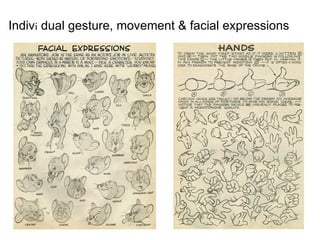 Indiv i dual gesture, movement & facial expressions 