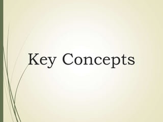 Key Concepts
 