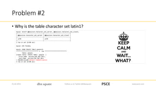 Character Encoding - MySQL DevRoom - FOSDEM 2015 | PDF