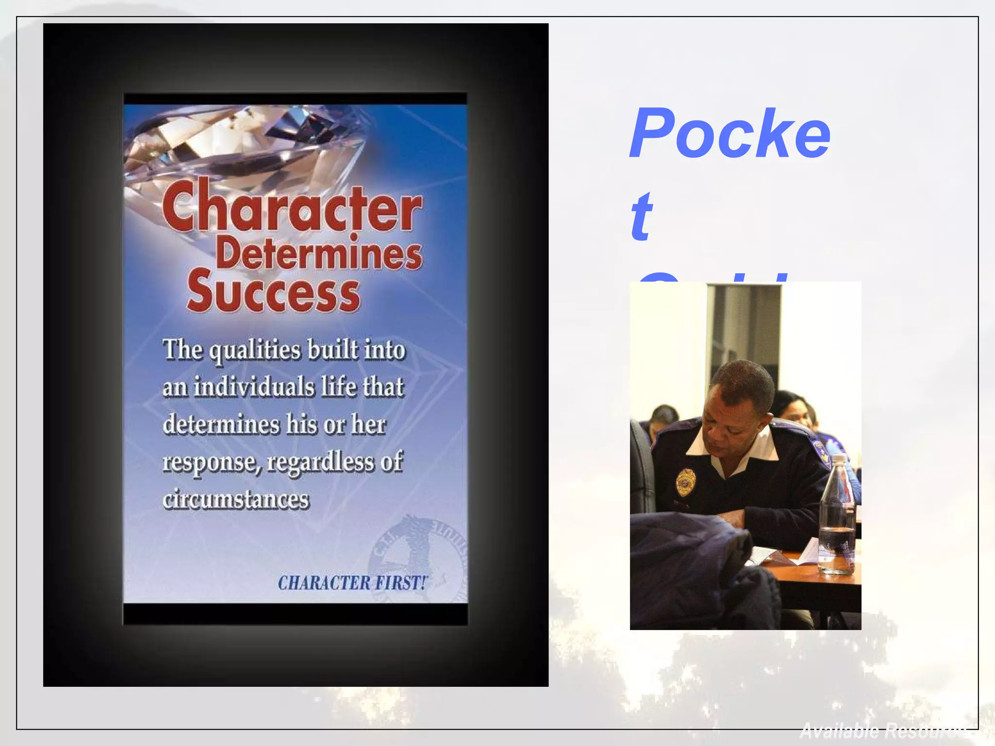 Available Resource Pocket  Guide 