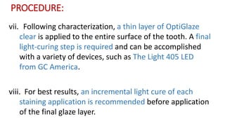 Characterization in complete dentures | PPTX