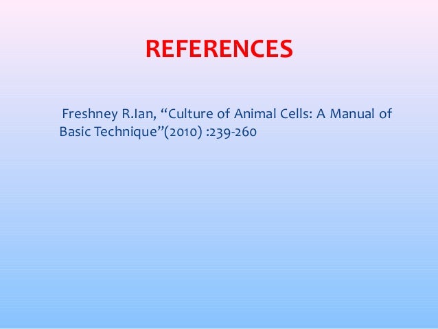 Characterisation Of Cell Lines