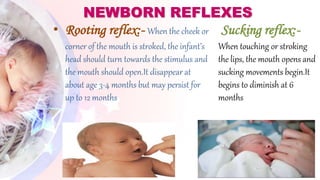 Characteristic of newborn and reflexes | PPTX
