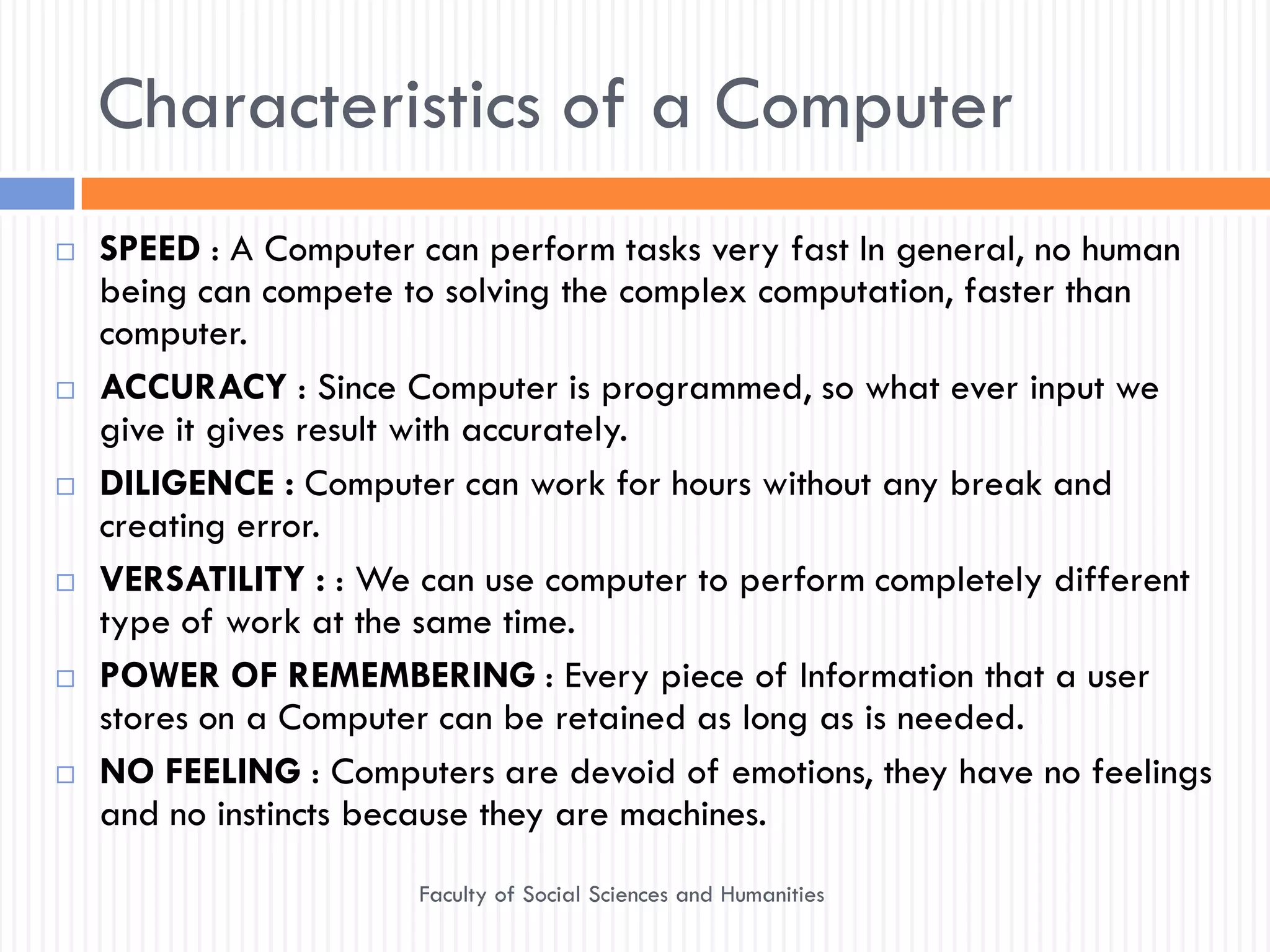 Characteristics of Computers | PDF