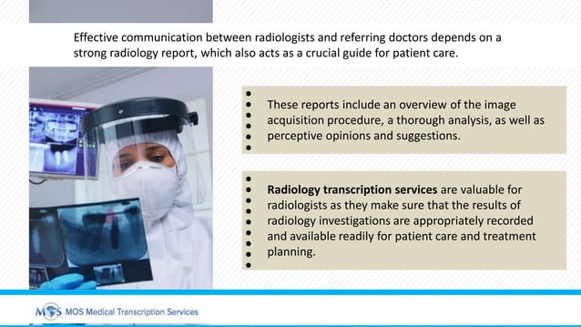 Characteristics of a Good Radiology Report | PPTX