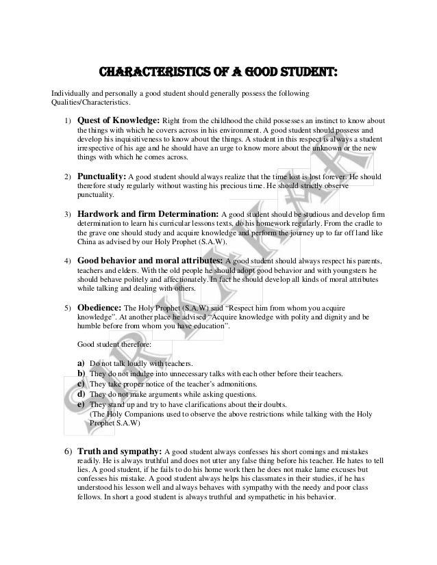 Can You Be Good Student And Have >> Characteristics Of A Good Student Can You Be Good Student And Have >> Characteristics Of A Good Student