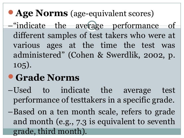 Characteristics of a good test