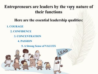 Characteristics of an entrepreneur | PPTX
