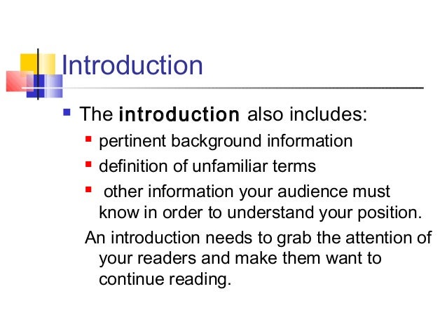 Characteristics of an expository essay