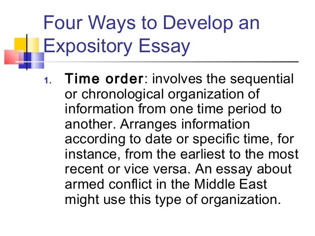 characteristics of an expository essay