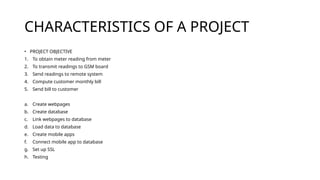 CHARACTERISTICS OF A PROJECT EARLY STAGE.pptx